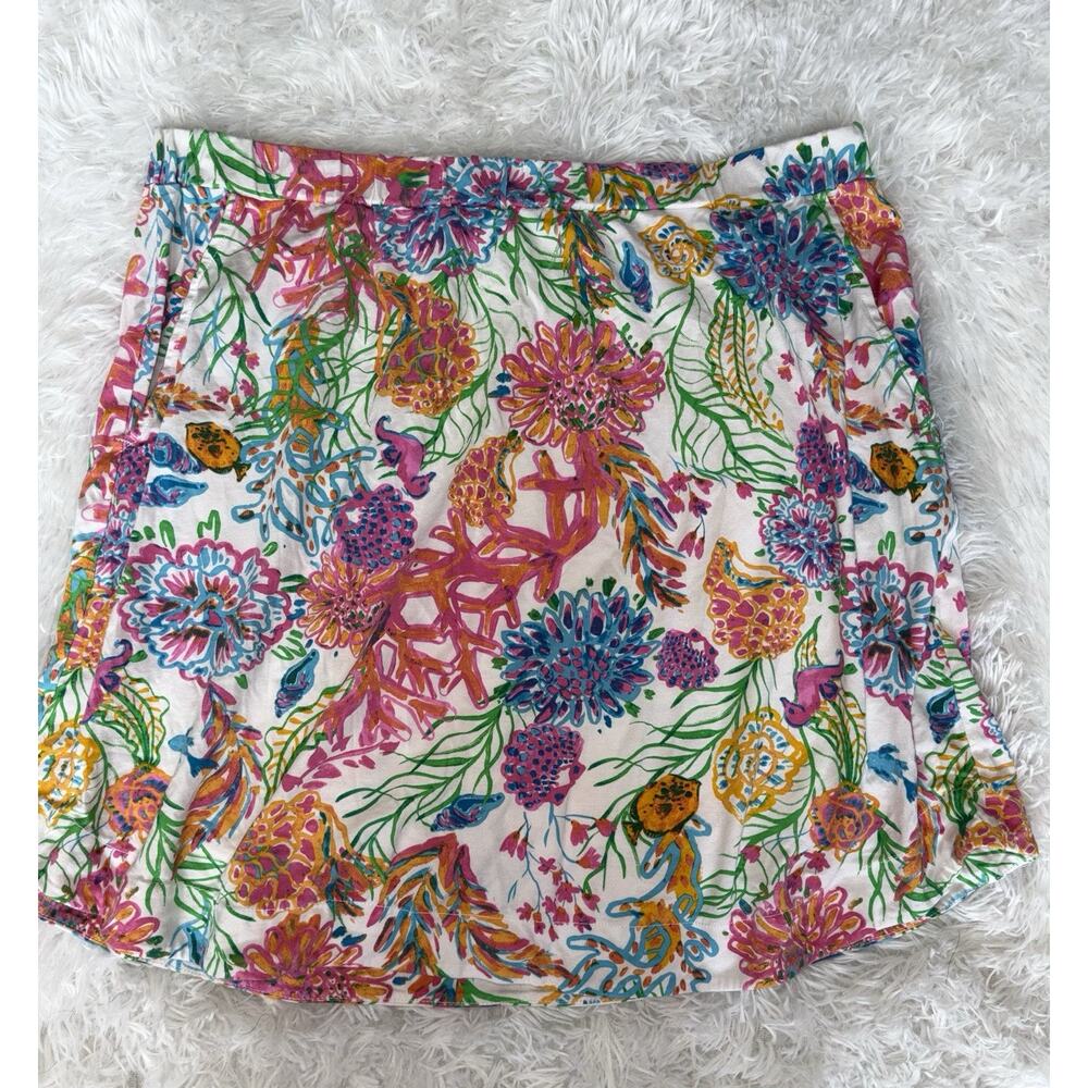 Fresh Produce Women’s XL Tropical Floral Design Skirt. Pretty, Exc. Quality